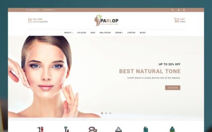 Parlop Constmatics Shop OpenCart Template