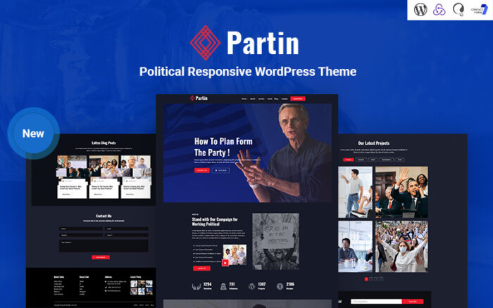 Partin - Political Campaign and Party Responsive WordPress Theme