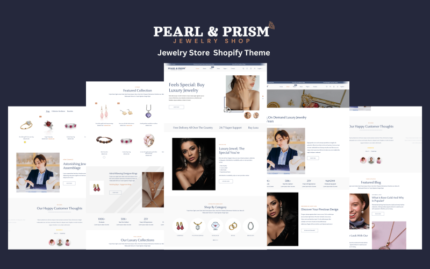 Pearl & Prism - Jewelry Store Shopify Theme