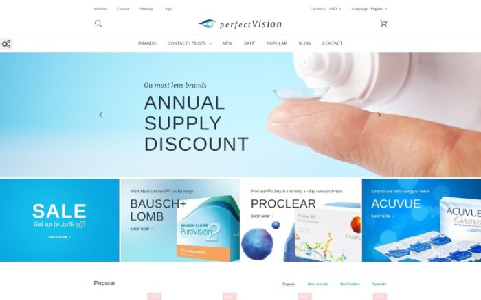 Perfect Vision PrestaShop Theme