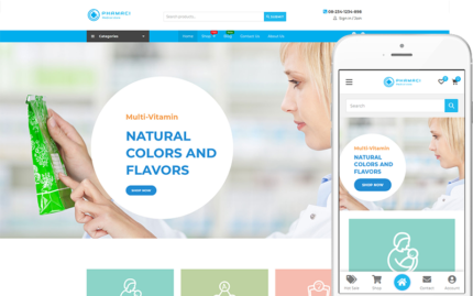 Phamaci - Theme For Medicine & Healthcare WooCommerce Theme