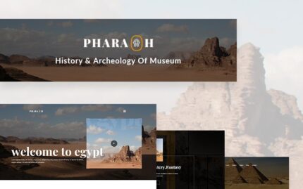 Pharaoh – Museum And Exhibition Website Template