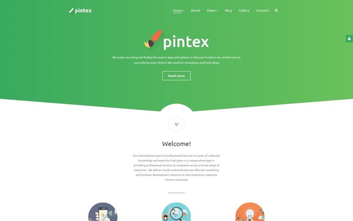 Pintex Responsive Joomla Template