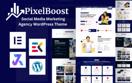 Pixelboost - Social Media Marketing Agency WordPress Theme