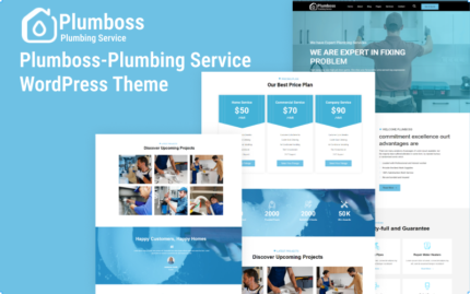 plumboss - Plumbing Service Wordpress Theme WordPress Theme