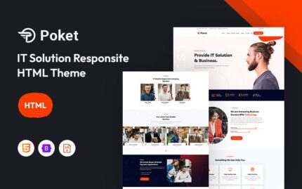 Poket - IT Solution Responsive Website Template