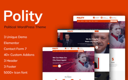 Polity - Political WordPress Theme