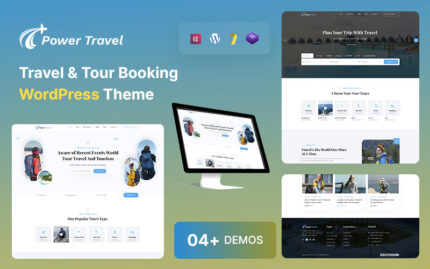 Power – Travel and Tour Booking WordPress Theme