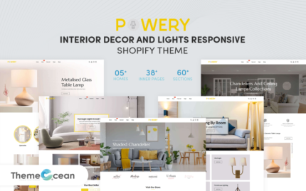 Powery - Interior Decor & Lights Responsive Shopify Theme