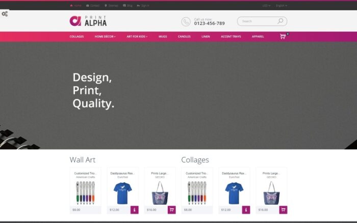 PrintAlpha - Design & Decor PrestaShop Theme