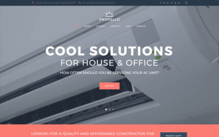 Propello - Air Conditioning Maintenance WordPress Theme