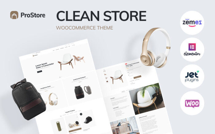 ProStore - clean store template for WooCommerce with Elementor WooCommerce Theme