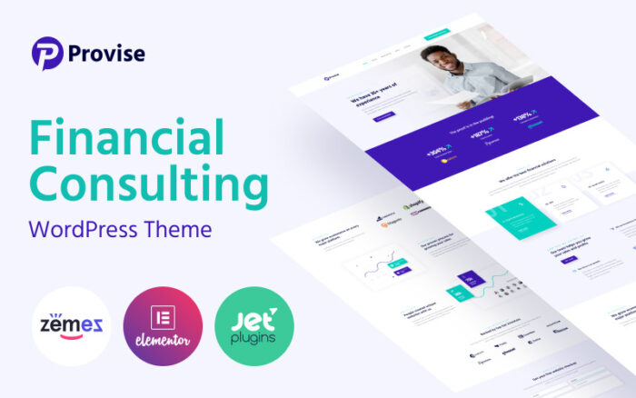 Provise - Special Financial Consulting WordPress Elementor Theme WordPress Theme