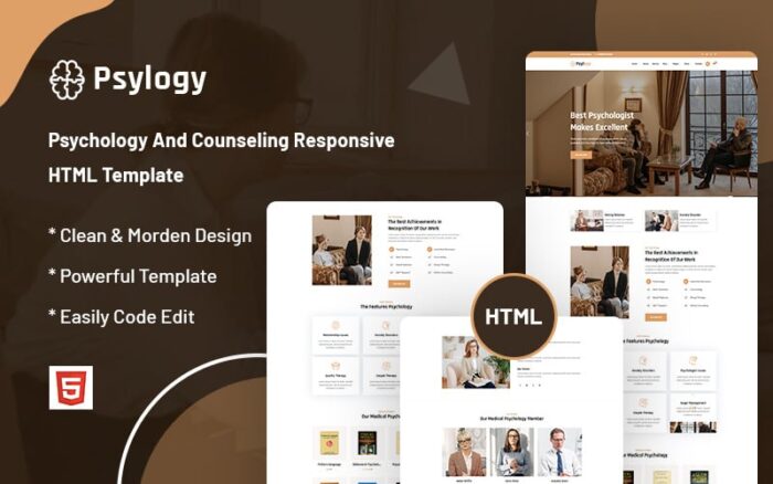 Psylogy – psychology , psylogyer, & Attorney Website Template