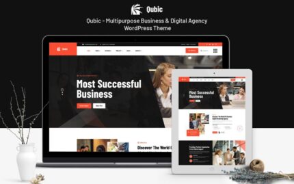 Qubic - Multipurpose Business & Digital Agency WordPress Theme