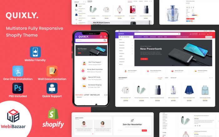 Quixly - Modern Electronics & Multipurpose Shopify Theme