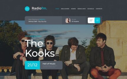 RadioFM Website Template