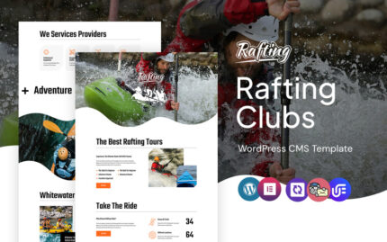 Rafting - Rafting Clubs WordPress Elementor Theme WordPress Theme