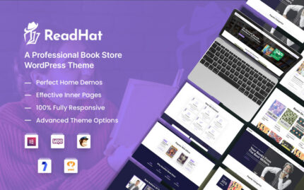 ReadHat - Book Store WooCommerce WordPress Theme WooCommerce Theme