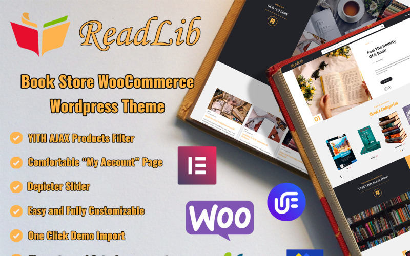 ReadLib - Book Store WooCommerce Theme