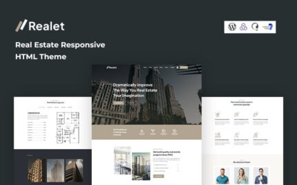 Realet – Real Estate Best Website Template