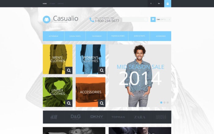 Refined Clothing PrestaShop Theme