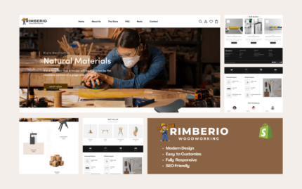 Remberio - Woodworking & Furniture Shop Shopify Theme