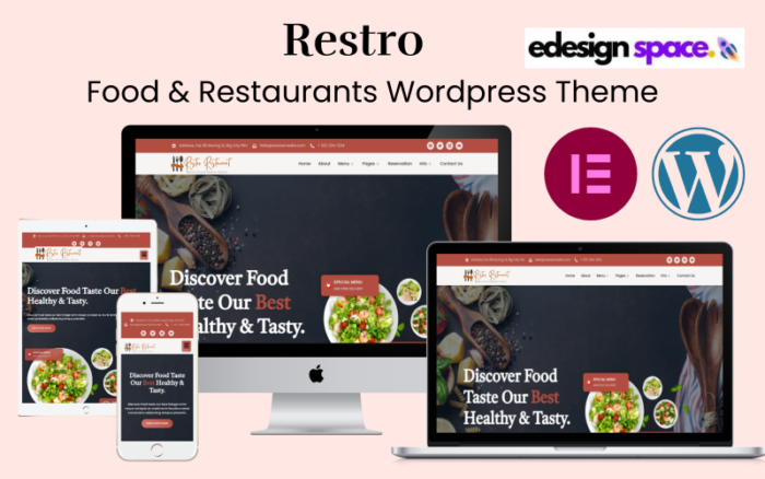 Restro - Food & Restaurant WordPress Theme