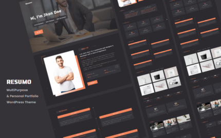 Resumo - Personal Portfolio WordPress Theme