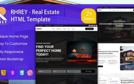 Rhrey - Single Property HTML5 Template Website Template