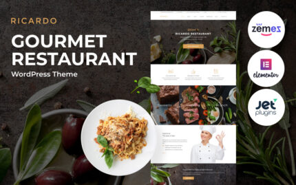 Ricardo - Gourmet Restaurant Responsive WordPress Theme