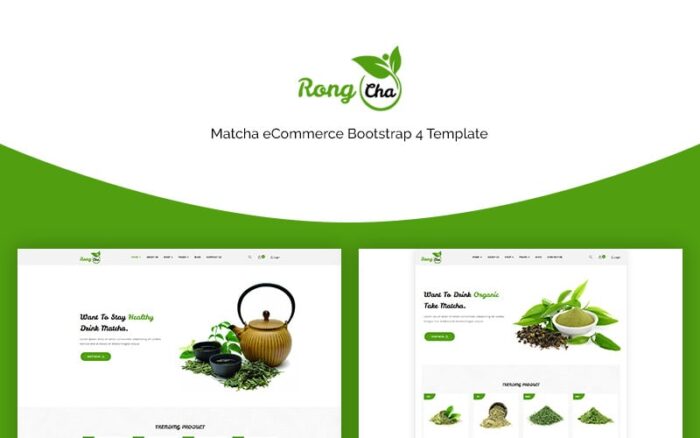 Rongcha - Matcha Bootstrap5 Website Template