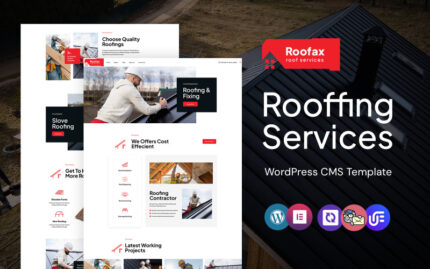 Roofax - Roofing Care Company WordPress Elementor Theme WordPress Theme