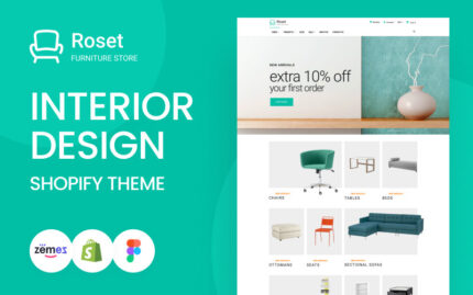 Roset - Responsive Furniture and Interior Design Shopify Theme