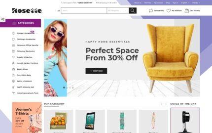 Rosette - Multi-Category Store PrestaShop Theme