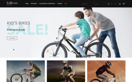 4Rover - Bike Store PrestaShop Theme