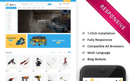 Safer - The Tool Store Responsive PrestaShop Theme