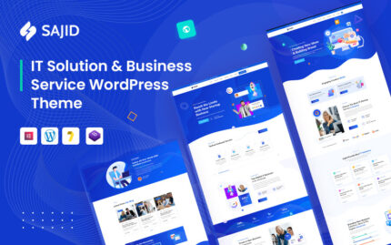 Sajid - IT Startup & IT Solution WordPress theme WordPress Theme