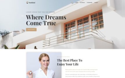 Sanohimi Exotic Hotel WordPress theme WordPress Theme