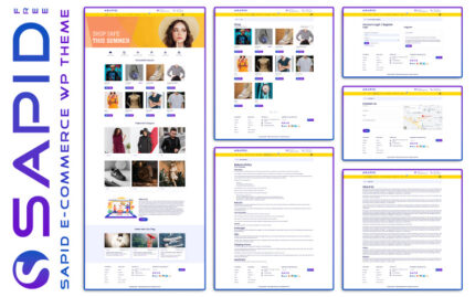 Sapid WordPress eCommerce Theme - FREE WooCommerce Theme