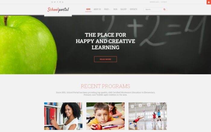 School Portal - Education Multipage Creative Joomla Template