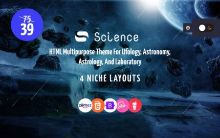 Science - Multipurpose HTML5 Website Template