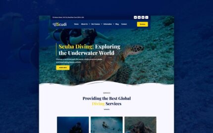 Scudi - Scuba Diving Center WordPress Theme