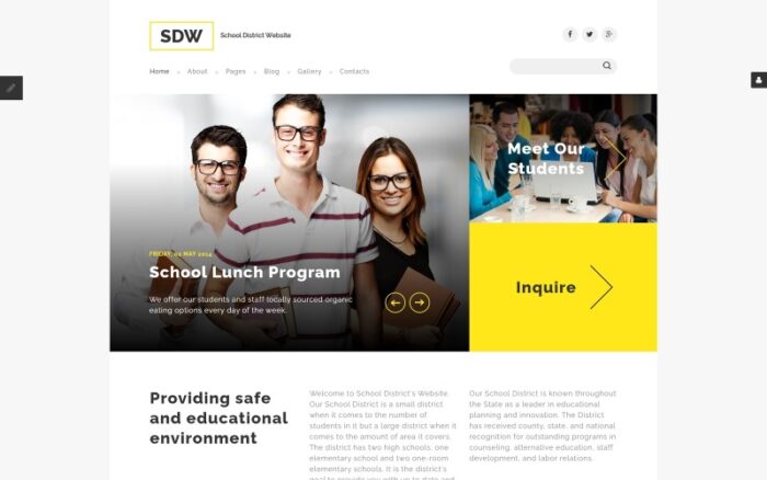 SDW Joomla Template