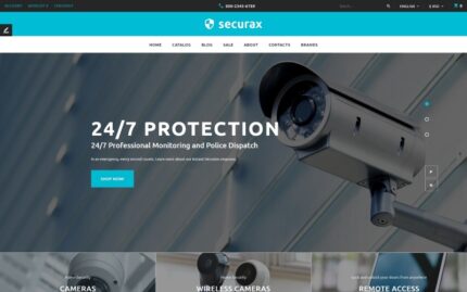 Securax - Security Equipment Store Responsive OpenCart Template