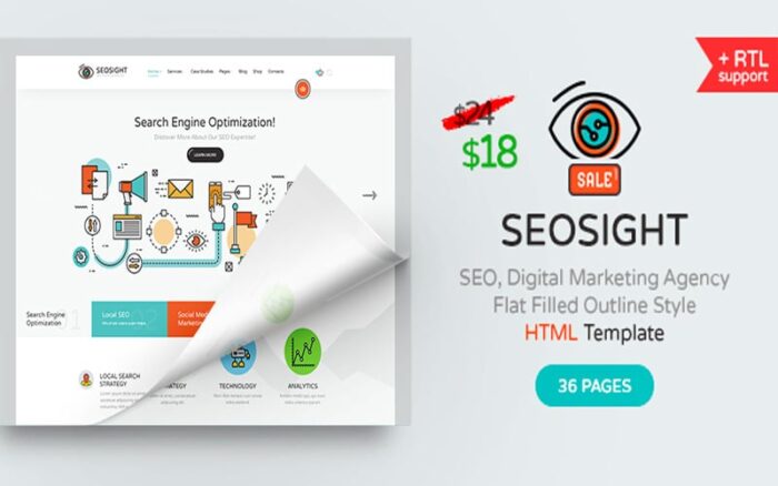 SEOsight - IT Solutions & Multi-Purpose HTML5 Website Template