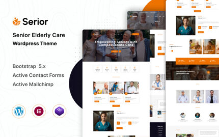 Serior - Senior Elderly Care Wordpress Theme WordPress Theme