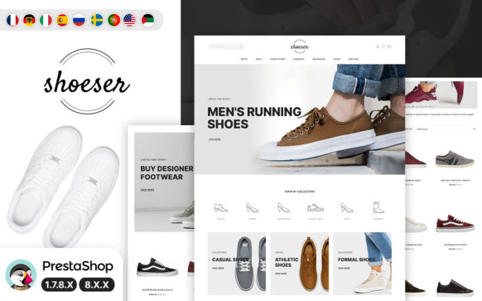 Shoeser - Shoes and Fashion PrestaShop Theme