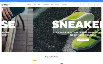 ShoeShop - Boot Shop PrestaShop Theme