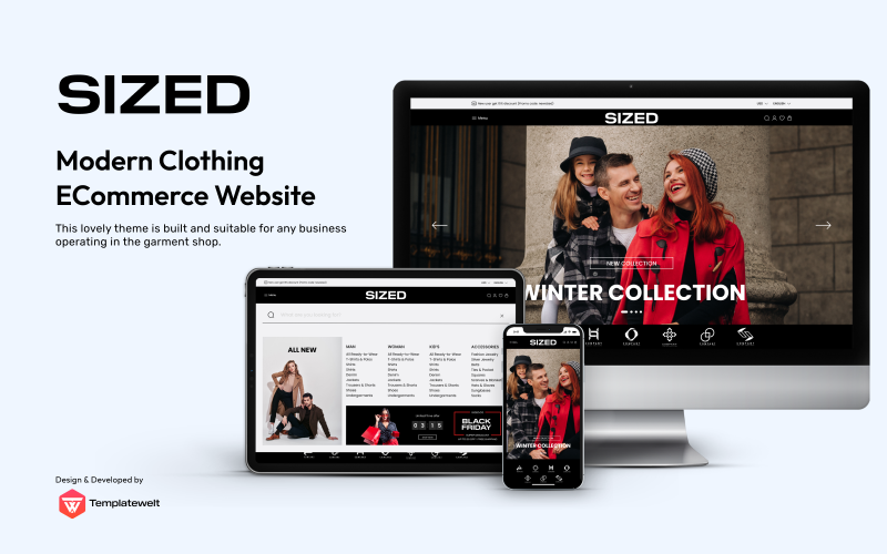 Sized- Premium Multipurpose Store Elementor WooCommerce Responsive Theme WooCommerce Theme